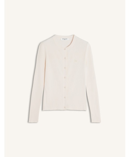 BABY FOX PLEAT RIB CARDIGAN（カーディガン/ボレロ）｜Maison Kitsune