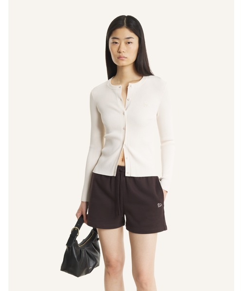 BABY FOX PLEAT RIB CARDIGAN（カーディガン/ボレロ）｜Maison Kitsune