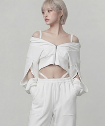 DURAS（デュラス）の「アームスリット2WAYジップフーディ（パーカー）」