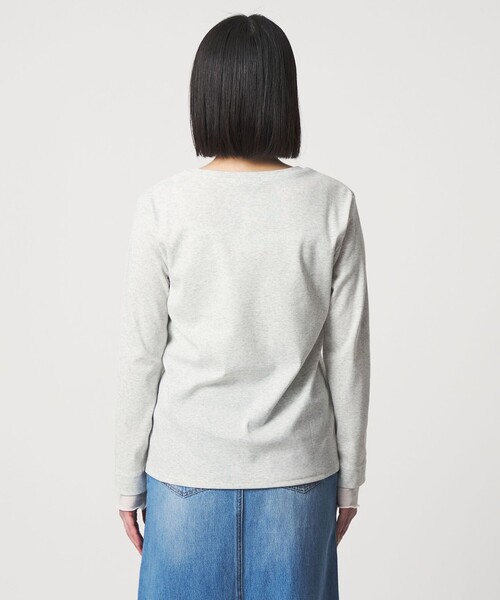 A DAY IN THE LIFE UNITED ARROWS(アデイインザライフユナイテッドアローズ)の「レイヤードスリーブ リブカットソー <A DAY IN THE LIFE>(Tシャツ/カットソー・レディース・ナチュラル/ネイビー/ダークグレー・FREE)」の9枚目の写真