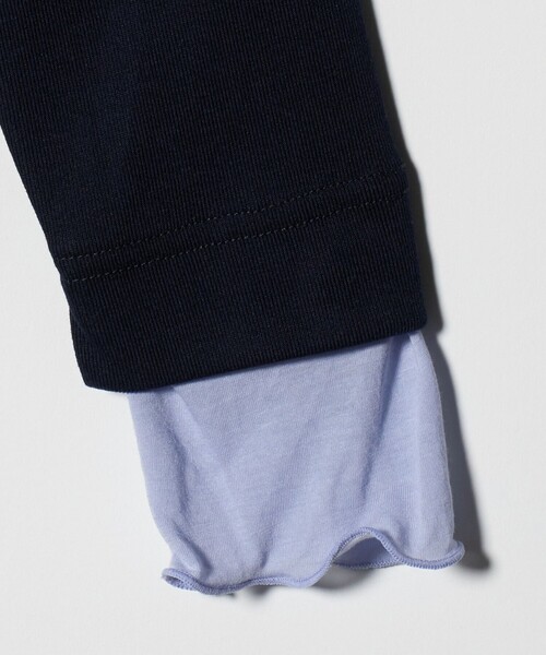 A DAY IN THE LIFE UNITED ARROWS(アデイインザライフユナイテッドアローズ)の「レイヤードスリーブ リブカットソー <A DAY IN THE LIFE>(Tシャツ/カットソー・レディース・ナチュラル/ネイビー/ダークグレー・FREE)」の12枚目の写真