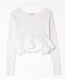 CLANE | W BALLOON SHORT KNIT TOPS(ニット/セーター)