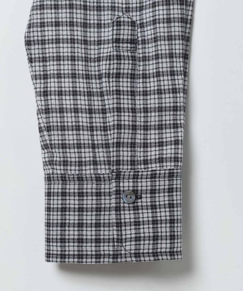 JEANASIS（ジーナシス）の「コットンボイルシアーチェックシャツ/670820（シャツ/ブラウス・レディース・ブラック系その他/レッド系その他/ブルー系その他・FREE）」の7枚目の写真
