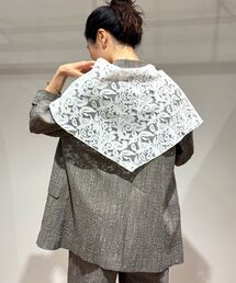le.coeur blanc | フラワーレース三角ストール(ストール/ショール)