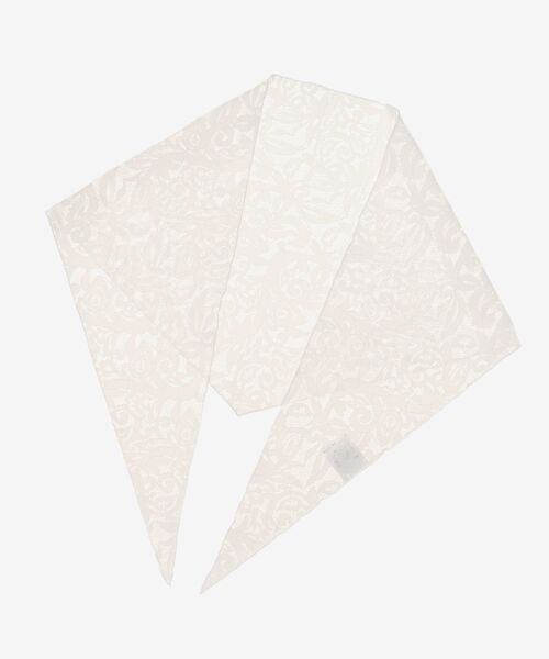 le.coeur blanc（ルクールブラン）の「フラワーレース三角ストール（ストール/ショール・レディース・オフホワイト・FREE）」の11枚目の写真