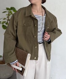 GLDボタン襟付きGジャン
