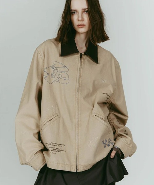 embroidered jacket(unisex)（その他アウター）｜Knuth Marf