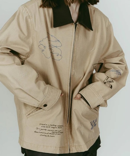 embroidered jacket(unisex)（その他アウター）｜Knuth Marf