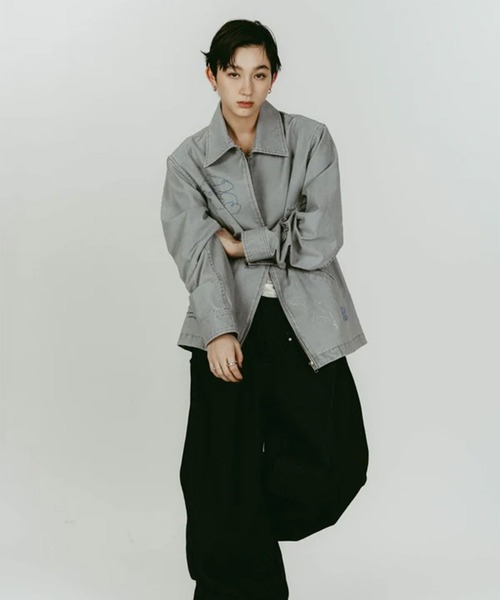 embroidered jacket(unisex)（その他アウター）｜Knuth Marf