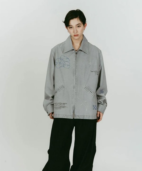 embroidered jacket(unisex)（その他アウター）｜Knuth Marf