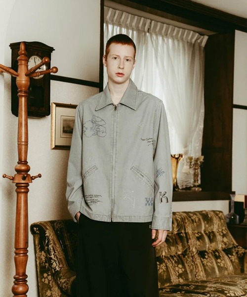 embroidered jacket(unisex)（その他アウター）｜Knuth Marf
