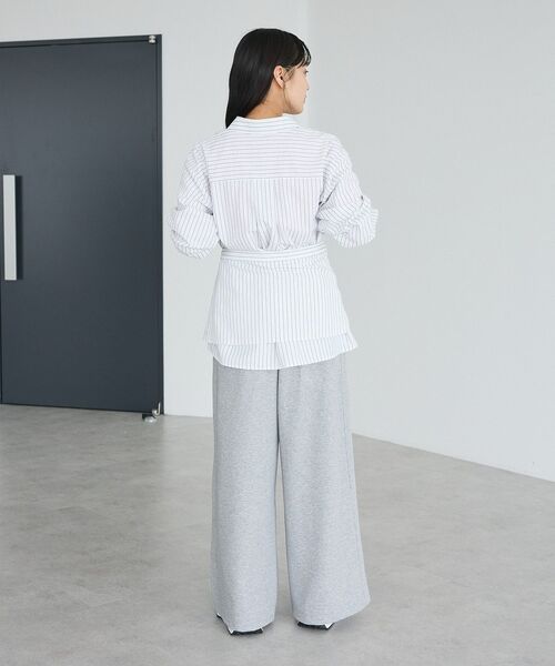 CRAFT STANDARD BOUTIQUE（クラフトスタンダードブティック）の「2点セット / レイヤードデザインシャツ（シャツ/ブラウス・レディース・ブルー系その他7/ホワイト系その他5・FREE）」の7枚目の写真