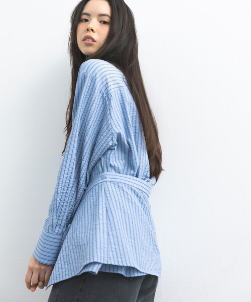 CRAFT STANDARD BOUTIQUE（クラフトスタンダードブティック）の「2点セット / レイヤードデザインシャツ（シャツ/ブラウス・レディース・ブルー系その他7/ホワイト系その他5・FREE）」の11枚目の写真