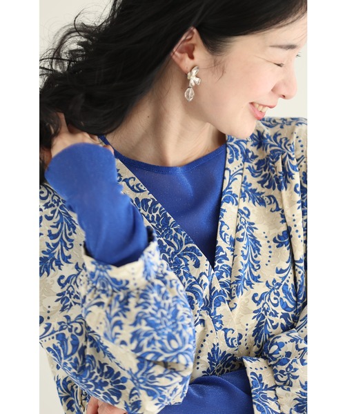 cawaii（カワイイ）の「ボートネックver. 色足しカラーインナー イロタス（Tシャツ/カットソー・レディース・パープル/グリーン/オレンジ/ブルー・S～Ｍ/L～LL）」の3枚目の写真