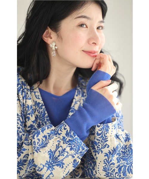 cawaii（カワイイ）の「ボートネックver. 色足しカラーインナー イロタス（Tシャツ/カットソー・レディース・パープル/グリーン/オレンジ/ブルー・S～Ｍ/L～LL）」の12枚目の写真