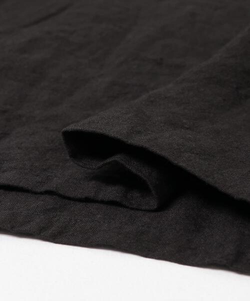 かぐれ（カグレ）の「『ユニセックス』ドライリネンボックスシャツ（シャツ/ブラウス・レディース・ピンク/ブラック/ライトベージュ・1/2）」の8枚目の写真