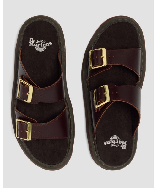 Dr. Martens（ドクターマーチン）の「Dr. Martens/ドクターマーチン JOSEF スライド サンダル 42509200（サンダル・メンズ・ブラウン・UK11/UK10/UK9/UK8/UK7/UK6/UK5/UK4/UK3）」の2枚目の写真
