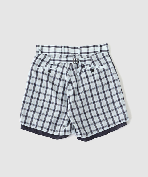 DAIRIKU(ダイリク)の「DAIRIKU / ダイリク "Leno Weave" Painter Half Pants(その他パンツ・メンズ・ネイビー・LARGE/MEDIUM)」の2枚目の写真