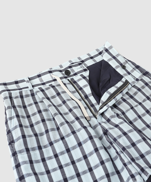 DAIRIKU(ダイリク)の「DAIRIKU / ダイリク "Leno Weave" Painter Half Pants(その他パンツ・メンズ・ネイビー・LARGE/MEDIUM)」の3枚目の写真