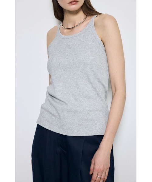 AZUL by moussy(アズールバイマウジー)の「カップ付きホルターネックキャミソール 春服 夏服 秋服 冬服 インナーとしても◎ パット付き(キャミソール・レディース・オフホワイト/グリーン/ブラック/杢グレー・MEDIUM/SMALL)」の14枚目の写真