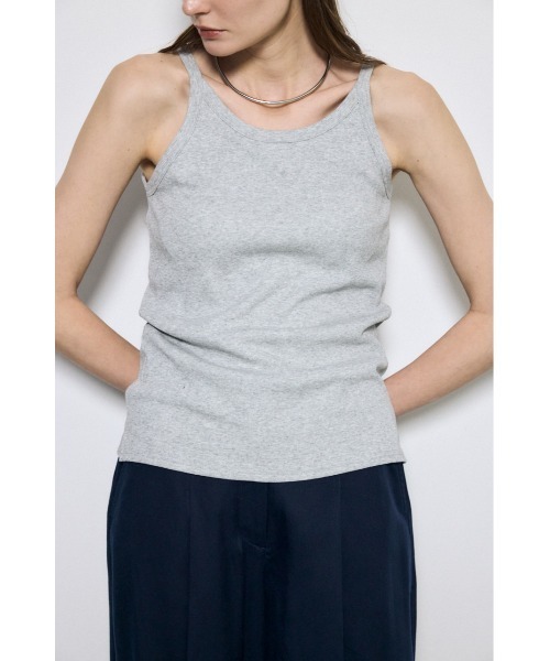 AZUL by moussy(アズールバイマウジー)の「カップ付きホルターネックキャミソール 春服 夏服 秋服 冬服 インナーとしても◎ パット付き(キャミソール・レディース・オフホワイト/グリーン/ブラック/杢グレー・MEDIUM/SMALL)」の15枚目の写真