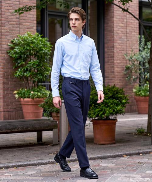 DRESSTERIOR（ドレステリア）の「【速乾素材】メッシュドライタッチシャツ（ビジネスシャツ・メンズ・サックスブルー・41/40/39/38）」の16枚目の写真