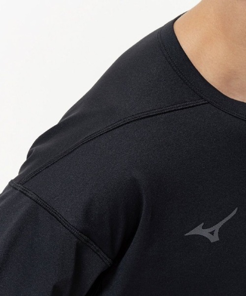 MIZUNO(ミズノ )の「ミズノ ストレッチソフトドライTシャツ(Tシャツ/カットソー・メンズ・ホワイト/ブラック・M/L/LL)」の9枚目の写真