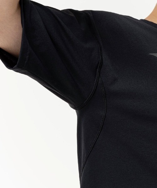 MIZUNO(ミズノ )の「ミズノ ストレッチソフトドライTシャツ(Tシャツ/カットソー・メンズ・ホワイト/ブラック・M/L/LL)」の10枚目の写真