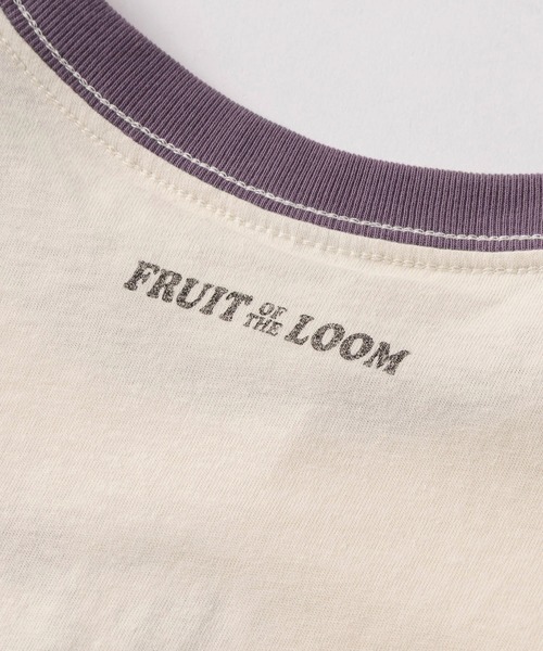 PEANUTS(ピーナッツ)の「【73】【FRUIT OF THE LOOM/フルーツオブザルーム】PEANUSコラボ キャラクターデザイン プリントTシャツ/リンガーTシャツ/ユニセックス/レディース/メンズ【Sサイズ~Lサイズ】(Tシャツ/カットソー・レディース・パープル/アイボリー系3/アイボリー系2/アイボリー系/サックスブルー/アイボリー系4/ピンク/アイボリー系1・M/S/L)」の22枚目の写真