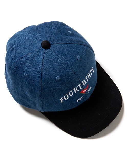 430（フォーサーティ）の「mko13557- DNM BC CAP キャップ(26-108)（キャップ・メンズ・インディゴブルー・FREE）」の2枚目の写真