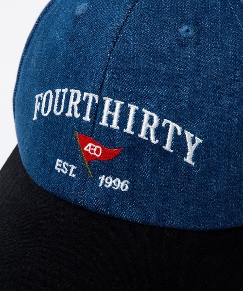 430（フォーサーティ）の「mko13557- DNM BC CAP キャップ(26-108)（キャップ・メンズ・インディゴブルー・FREE）」の4枚目の写真