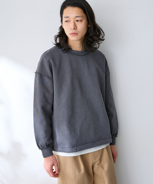 B.C STOCK(ベーセーストック)の「【2点セット】FORHUS ピグメントセットスウェット(スウェット・メンズ・ブルー系その他/ピンク/アイボリー/チャコールグレー・MEDIUM/LARGE)」の11枚目の写真