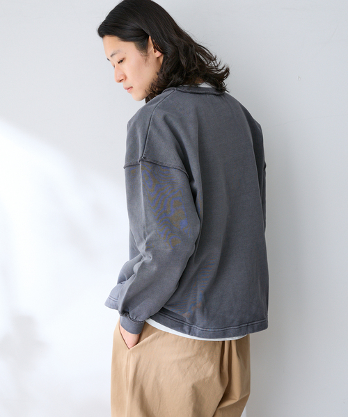 B.C STOCK(ベーセーストック)の「【2点セット】FORHUS ピグメントセットスウェット(スウェット・メンズ・ブルー系その他/ピンク/アイボリー/チャコールグレー・MEDIUM/LARGE)」の13枚目の写真