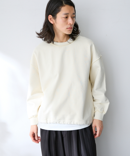 B.C STOCK(ベーセーストック)の「【2点セット】FORHUS ピグメントセットスウェット(スウェット・メンズ・ブルー系その他/ピンク/アイボリー/チャコールグレー・MEDIUM/LARGE)」の15枚目の写真