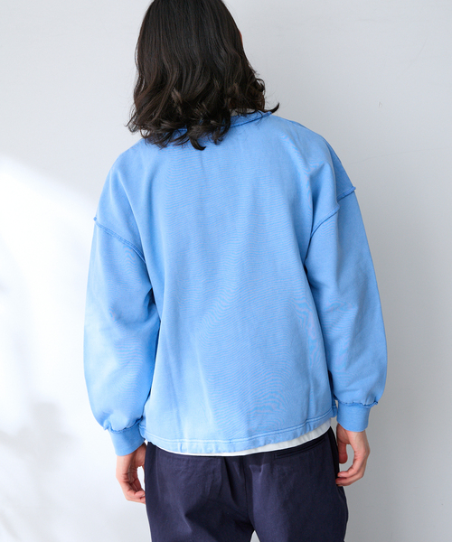 B.C STOCK(ベーセーストック)の「【2点セット】FORHUS ピグメントセットスウェット(スウェット・メンズ・ブルー系その他/ピンク/アイボリー/チャコールグレー・MEDIUM/LARGE)」の21枚目の写真