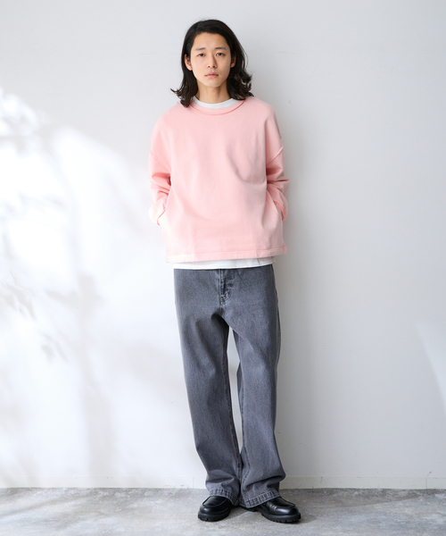 B.C STOCK(ベーセーストック)の「【2点セット】FORHUS ピグメントセットスウェット(スウェット・メンズ・ブルー系その他/ピンク/アイボリー/チャコールグレー・MEDIUM/LARGE)」の22枚目の写真