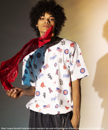 BACK TO THE FIELD(�o�b�N �g�D�[ �U �t�B�[���h)�́yMLB�zAll-over Print Tee(T�V���c/�J�b�g�\�[)