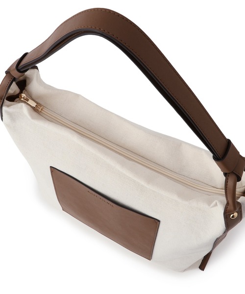 ROPE' PICNIC（ロペピクニック）の「麻調キャンバスコンビトートバッグ/A4対応・15インチPC対応（トートバッグ・レディース・ブラック/ブラウン・FREE）」の14枚目の写真