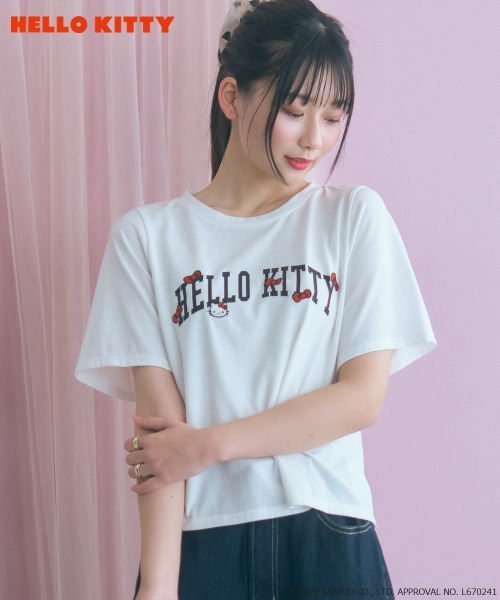 大きいサイズ＞【ハローキティ】プリントTシャツ marun（Tシャツ