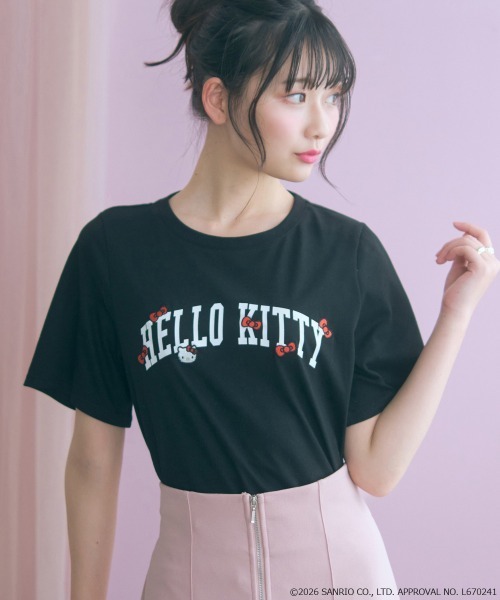 大きいサイズ＞【ハローキティ】プリントTシャツ marun（Tシャツ