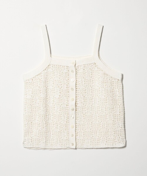 Steven Alan（スティーブンアラン）の「＜Steven Alan＞ハンド ニット キャミソール（ニット/セーター・レディース・オフホワイト/ネイビー・FREE）」の20枚目の写真