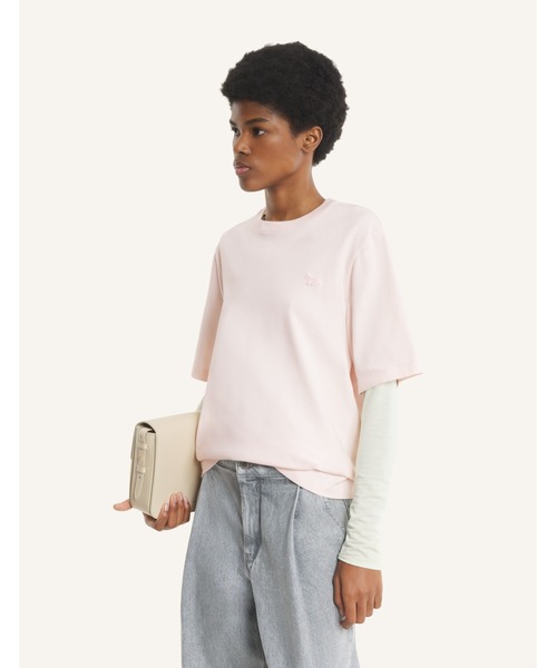 Maison Kitsune(メゾンキツネ)の「BABY FOX COMFORT TEE-SHIRT(Tシャツ/カットソー・レディース・ベビーピンク/ホワイト・M/S/XS/XXS/L)」の8枚目の写真
