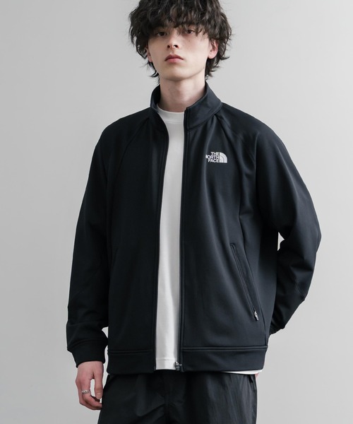 THE NORTH FACE(ザノースフェイス)の「THE NORTH FACE ザ・ノースフェイス M'S MOVE-FREE JACKET ワンポイントロゴトラックジャケット(ブルゾン・メンズ・チャコール/ブラック/ダークベージュ・L/XL/M)」の5枚目の写真