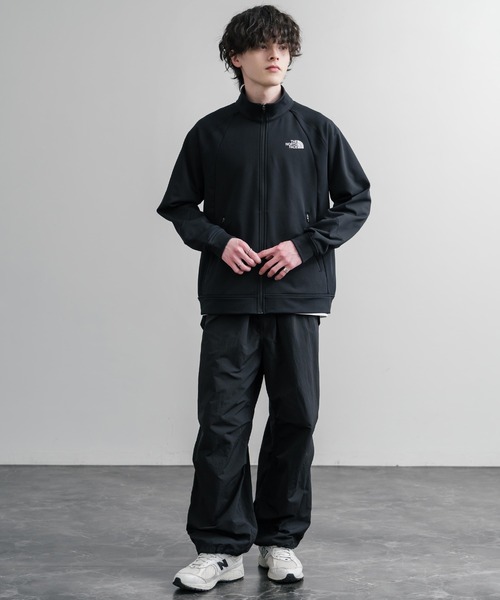 THE NORTH FACE(ザノースフェイス)の「THE NORTH FACE ザ・ノースフェイス M'S MOVE-FREE JACKET ワンポイントロゴトラックジャケット(ブルゾン・メンズ・チャコール/ブラック/ダークベージュ・L/XL/M)」の7枚目の写真