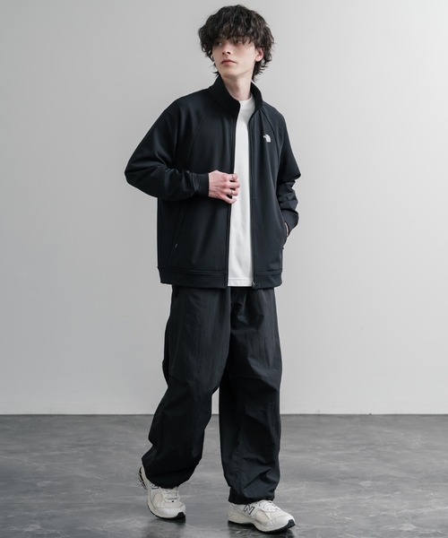 THE NORTH FACE(ザノースフェイス)の「THE NORTH FACE ザ・ノースフェイス M'S MOVE-FREE JACKET ワンポイントロゴトラックジャケット(ブルゾン・メンズ・チャコール/ブラック/ダークベージュ・L/XL/M)」の8枚目の写真