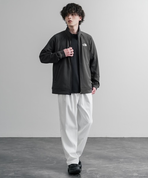THE NORTH FACE(ザノースフェイス)の「THE NORTH FACE ザ・ノースフェイス M'S MOVE-FREE JACKET ワンポイントロゴトラックジャケット(ブルゾン・メンズ・チャコール/ブラック/ダークベージュ・L/XL/M)」の13枚目の写真