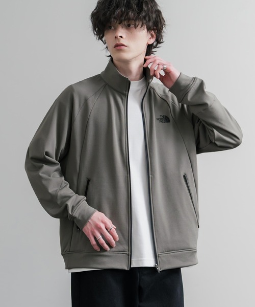 THE NORTH FACE(ザノースフェイス)の「THE NORTH FACE ザ・ノースフェイス M'S MOVE-FREE JACKET ワンポイントロゴトラックジャケット(ブルゾン・メンズ・チャコール/ブラック/ダークベージュ・L/XL/M)」の14枚目の写真
