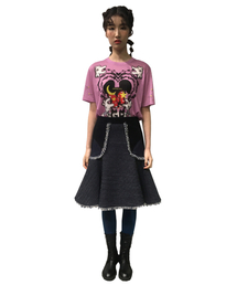 ピンクワンポイントTシャツ