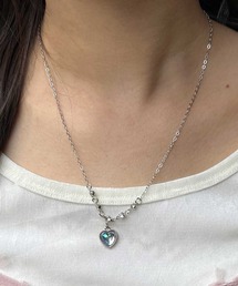 kutir（クティール）の「kutirlune／オーロラハートネックレス（ネックレス）」