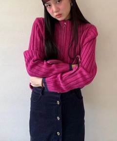 アキラナカ　ニット AKIRANAKA/アキラナカ】別注 Evelina knit PK/クロップドニット